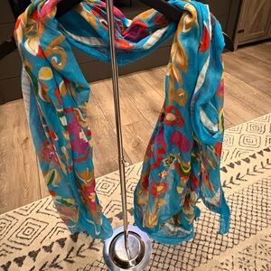 Colorful Floral Scarf